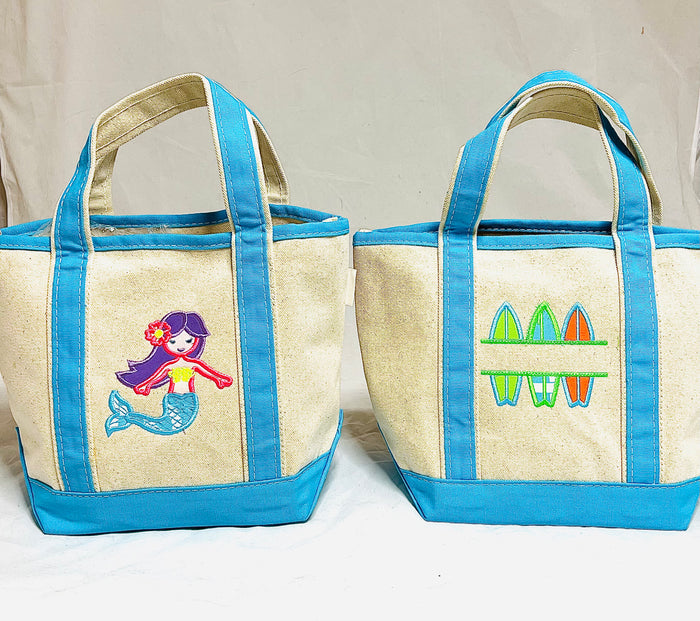 Personalized Small Boat Tote
