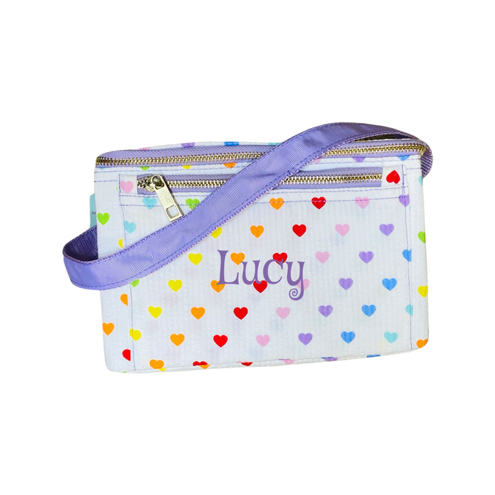 Insulated Lunchbox - Rainbow Hearts