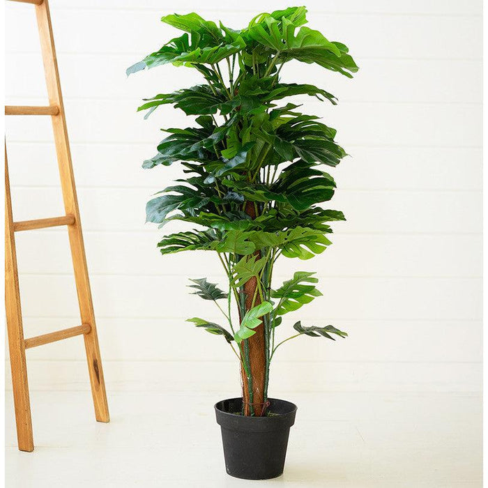 Kalalou 44 in. Artificial Monstera Plant main image.