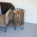 Kalalou Metal Log Basket main image.