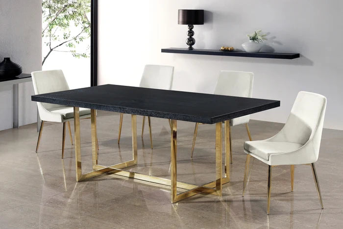 Karina Cream Velvet Dining Chair
