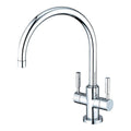 Kingston Brass Concord 2-Handle Kitchen Faucet with 8 in. Plate in Polished Chrome (KS8771DLLS) main image.