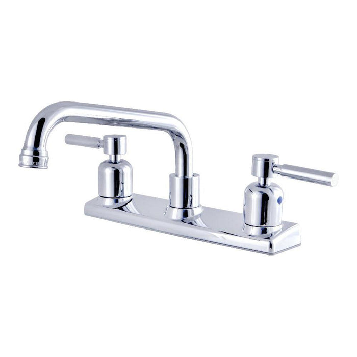 Kingston Brass Concord 8 in. Centerset Kitchen Faucet in Polished Chrome main image.