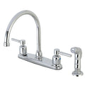 Kingston Brass Concord 8 in. Centerset Kitchen Faucet with Sprayer main image.