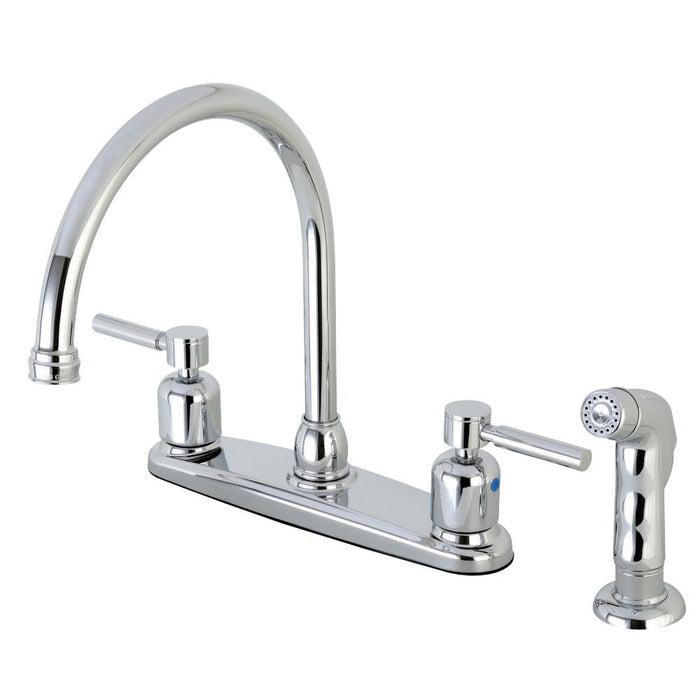 Kingston Brass Concord 8 in. Centerset Kitchen Faucet with Sprayer main image.