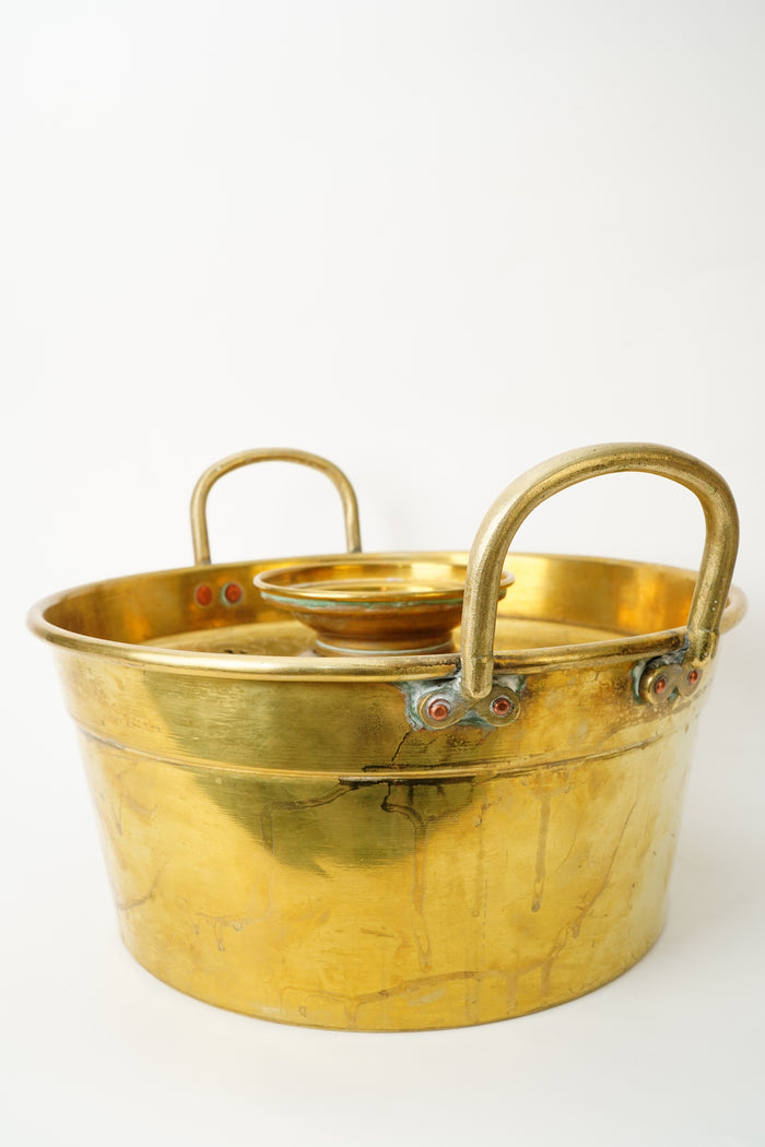 Korean Brass Hotpot Steamer | Brass Vase