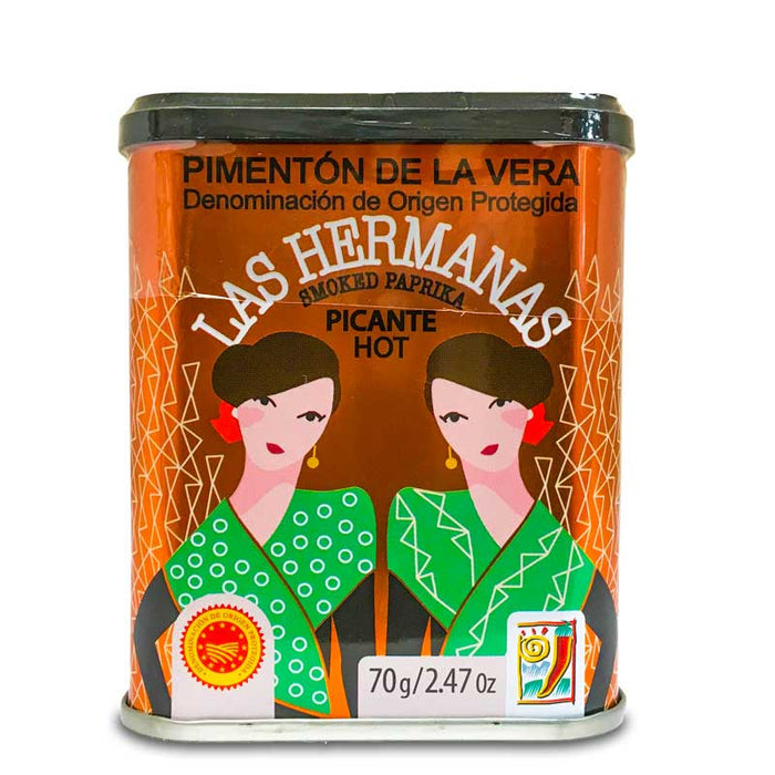 Las Hermanas Smoked Paprika Hot, 70g
