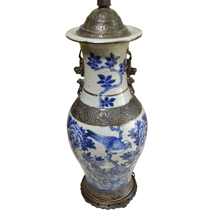 Late 20th Century Painted and Glazed Ceramic Table Lamp-Lamp-Antique Warehouse