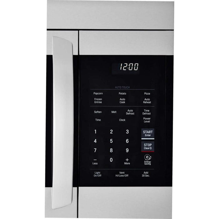 LG 1.7-Cu. Ft. 30 in. Over-the-Range Microwave Oven with Easy Clean in Stainless Steel (LMV1764ST)