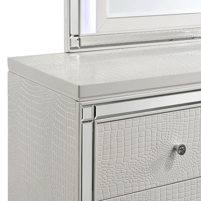 VALENTINO LIGHTED MIRROR-WHITE