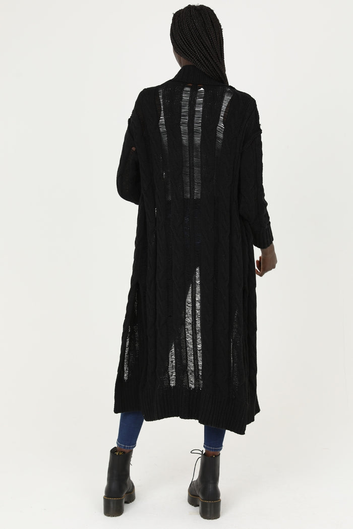 Long Black Super Soft Sweater