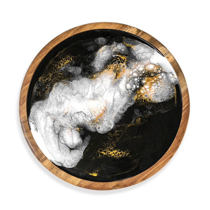 Lynn & Liana Designs 16 in. Acacia Wood Lazy Susan main image.