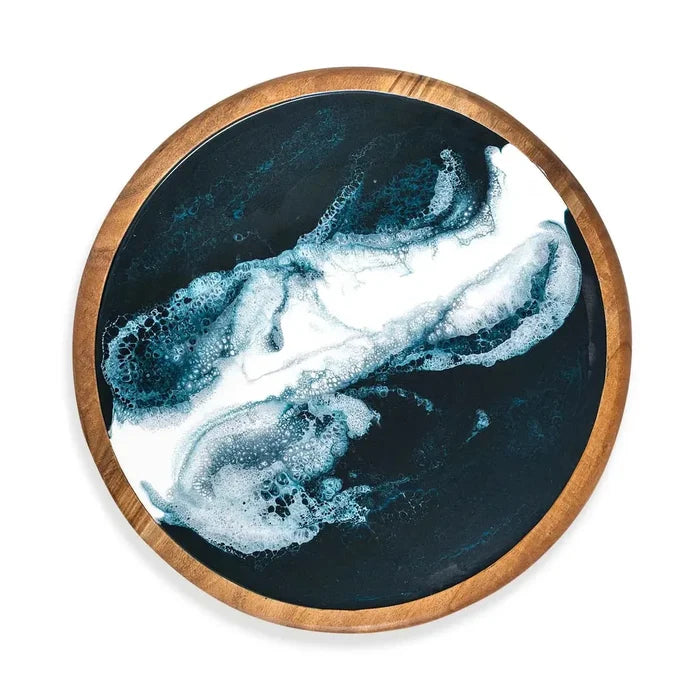 Lynn & Liana Designs 16 in. Acacia Wood Lazy Susan