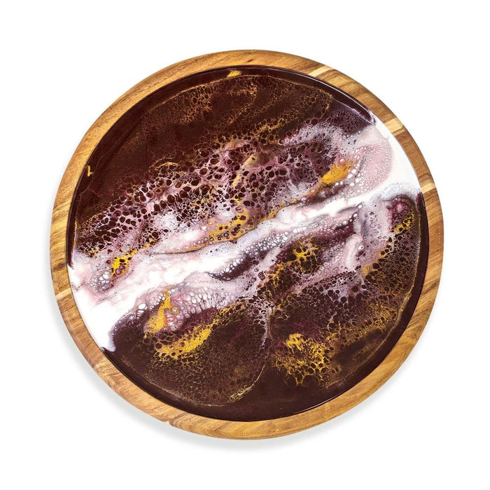 Lynn & Liana Designs 16 in. Acacia Wood Lazy Susan