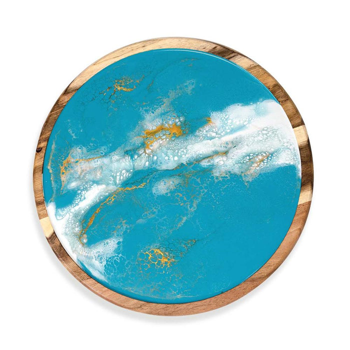 Lynn & Liana Designs 16 in. Acacia Wood Lazy Susan