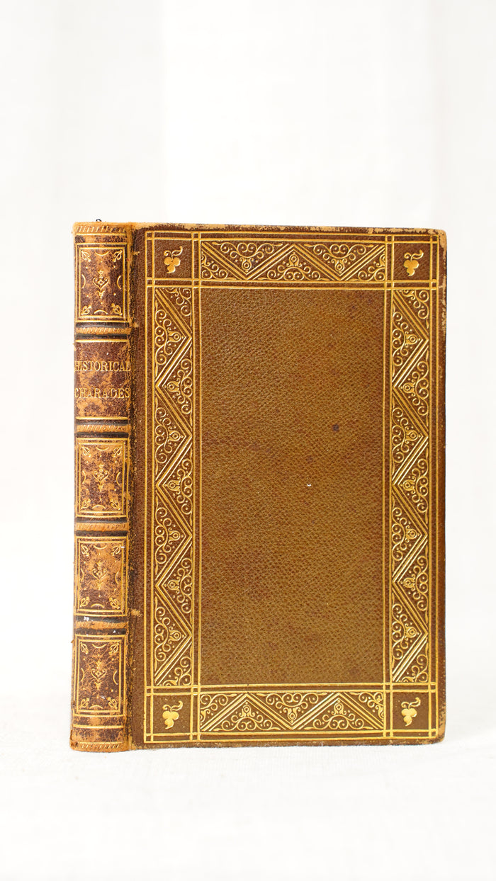 Maitland Historical Charades 1847 Antique Morocco Leather Book