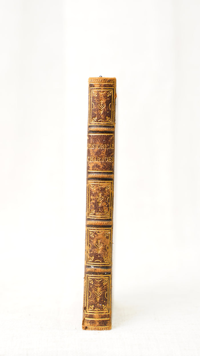 Maitland Historical Charades 1847 Antique Morocco Leather Book