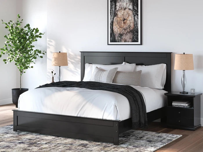 King / Panel Bed w/ Low Footboard