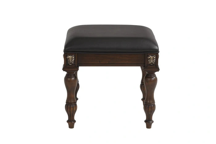 Maximus Vanity Table Stool-Madeira