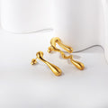 MELTING STEEL Earring /Studs
