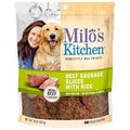 MILO'S KITCHEN DOG TREATS 18 oz "Beef Sausage Slces with Rice"