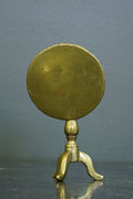 Miniature Brass Tilt-Top Table Candle Reflector