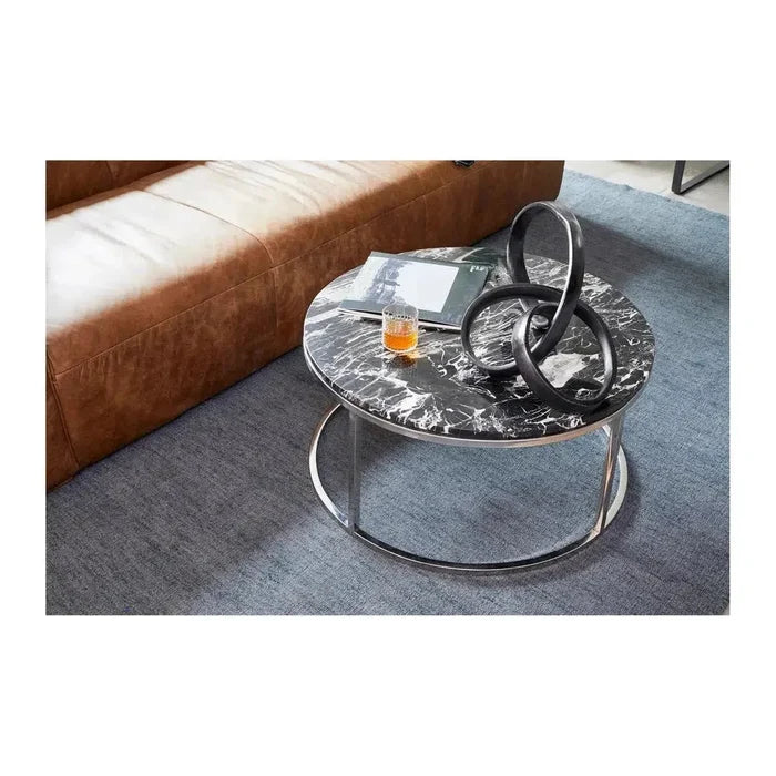 Moe’s Bolton Living Collection Blue Aluminum Forever Sculpture-