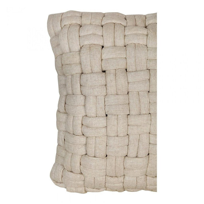Moe's Home Collection Bronya Wool Pillow in Vanilla-