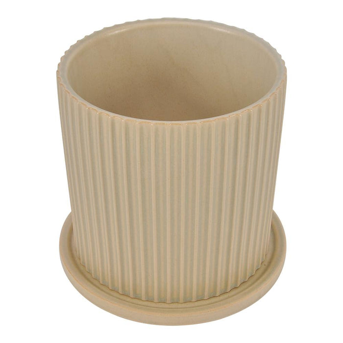 Moe's Home Collection Kuhi Planter Large Light Beige-