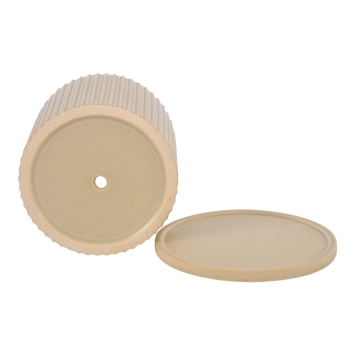 Moe's Home Collection Kuhi Planter Large Light Beige-