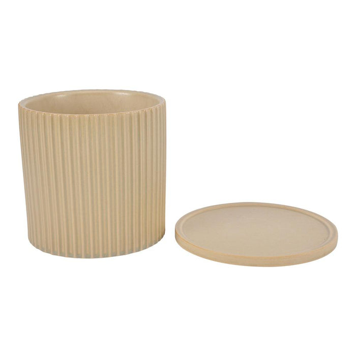 Moe's Home Collection Kuhi Planter Large Light Beige-