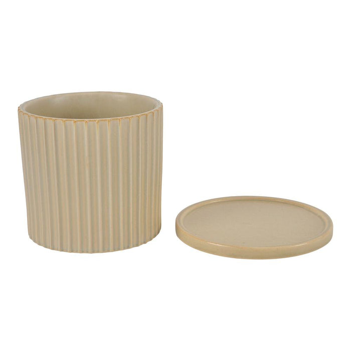 Moe's Home Collection Kuhi Planter Small Light Beige-