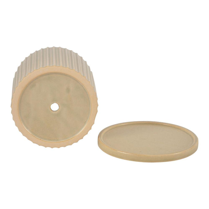 Moe's Home Collection Kuhi Planter Small Light Beige-