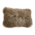 Moe's Home Collection Lamb Fur Pillow Rect. Natural main image.