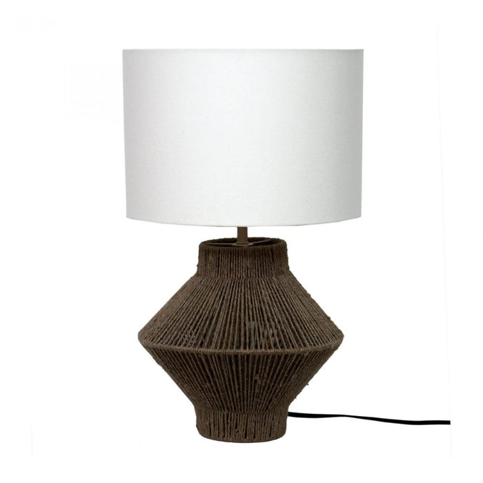 Moe's Home Collection Newport Woven Jute Table Lamp main image.