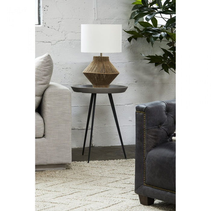 Moe's Home Collection Newport Woven Jute Table Lamp-