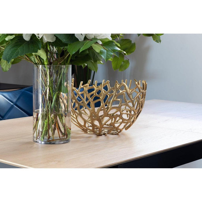 Moe's Home Collection Set of Two Nest Bowls Gold-
