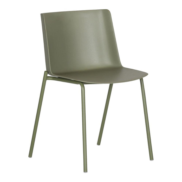 Moe's Home Collection Set of Two Silla Outdoor Dining Chairs in Sage Green-