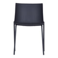 Moe's Home Collection Silla Outdoor Set of Two Dining Chair Charcoal Gray main image.