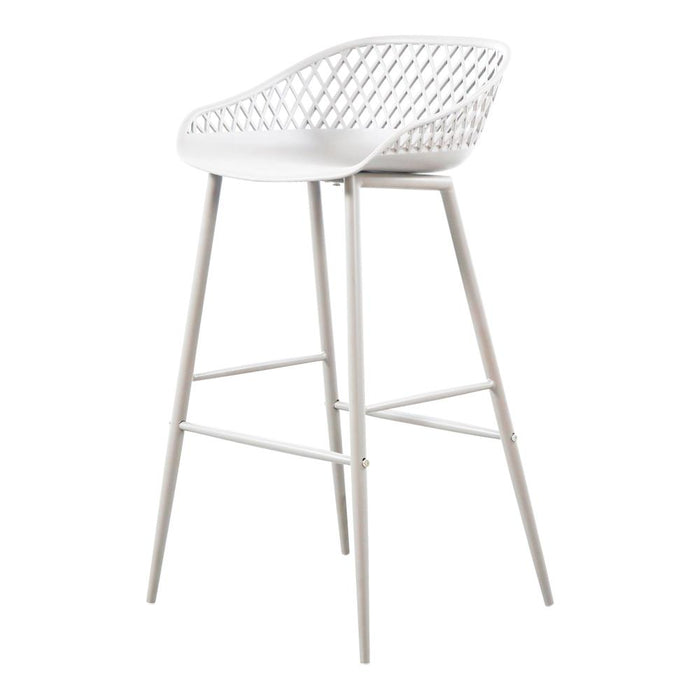 Moe's Piazza Collection 37 in. Set of Two Outdoor Barstools with Color Options-