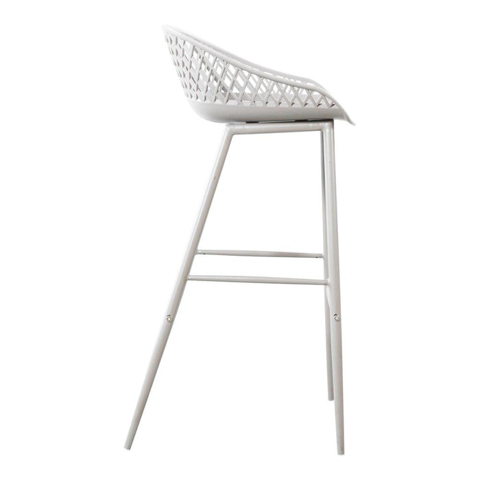 Moe's Piazza Collection 37 in. Set of Two Outdoor Barstools with Color Options-