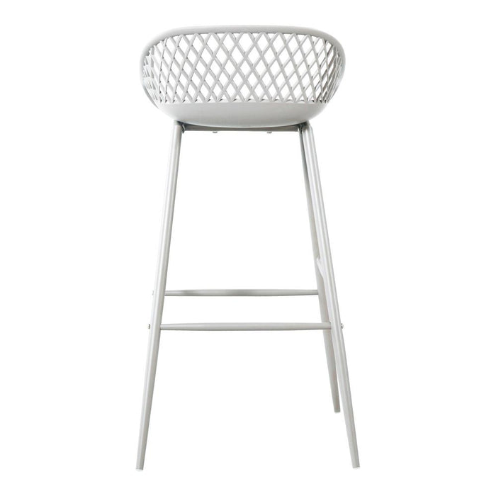 Moe's Piazza Collection 37 in. Set of Two Outdoor Barstools with Color Options-