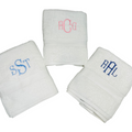 Monogrammed Bath Towels- White