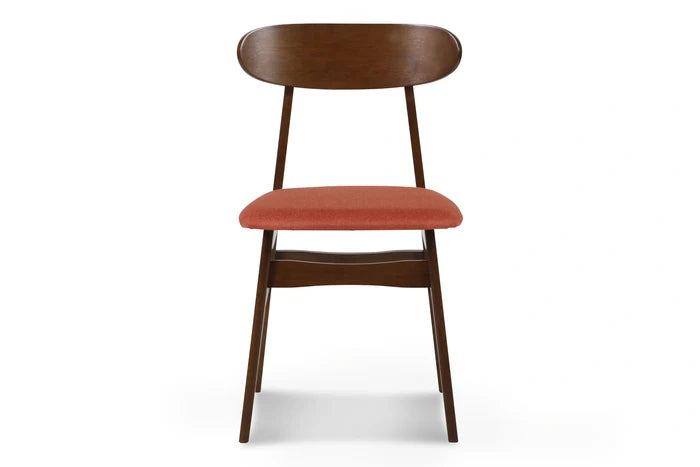 Morocco Dining Chair W/Orange Seat Cushion (2 Per Carton)