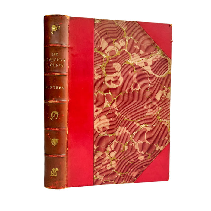 Mr. Romford's Hounds Surtees Half Red Leather Book