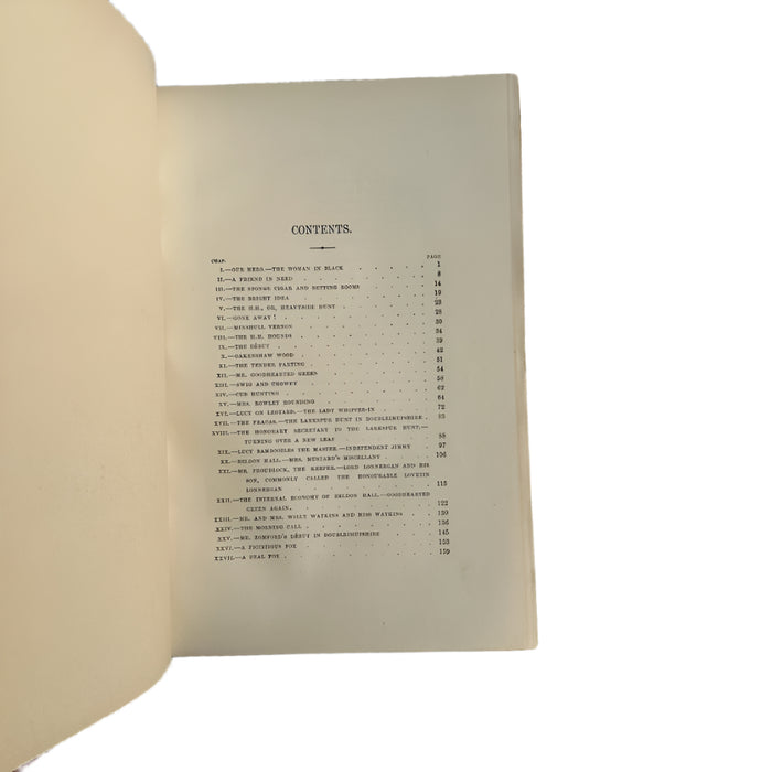 Mr. Romford's Hounds Surtees Half Red Leather Book