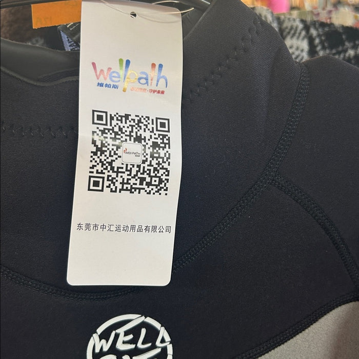 Neoprene wetsuit, Wellpath 3/2mm Full Body Wetsuit, Blackl
Red/Gray size medium