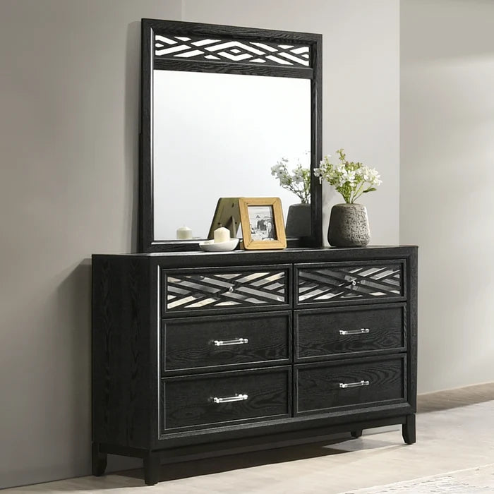 Obsidian Mirror-Black