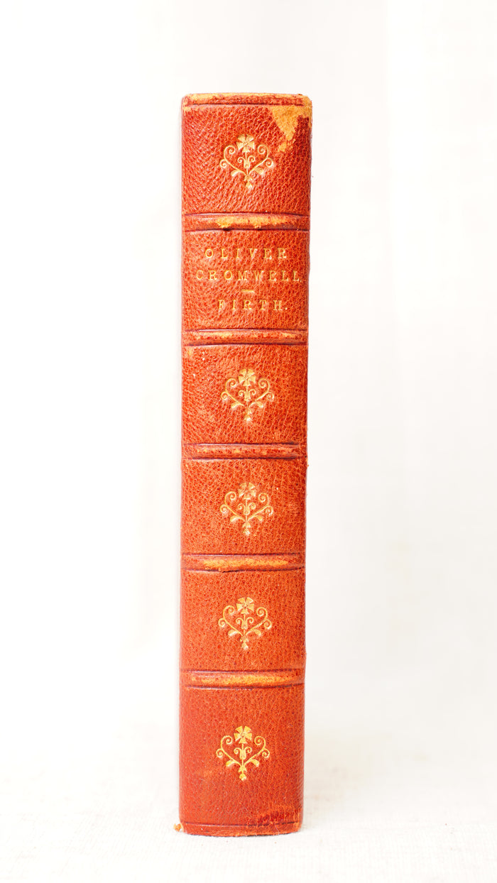 Oliver Cromwell by Charles Firth, Winchester College Prize Binding, 1905