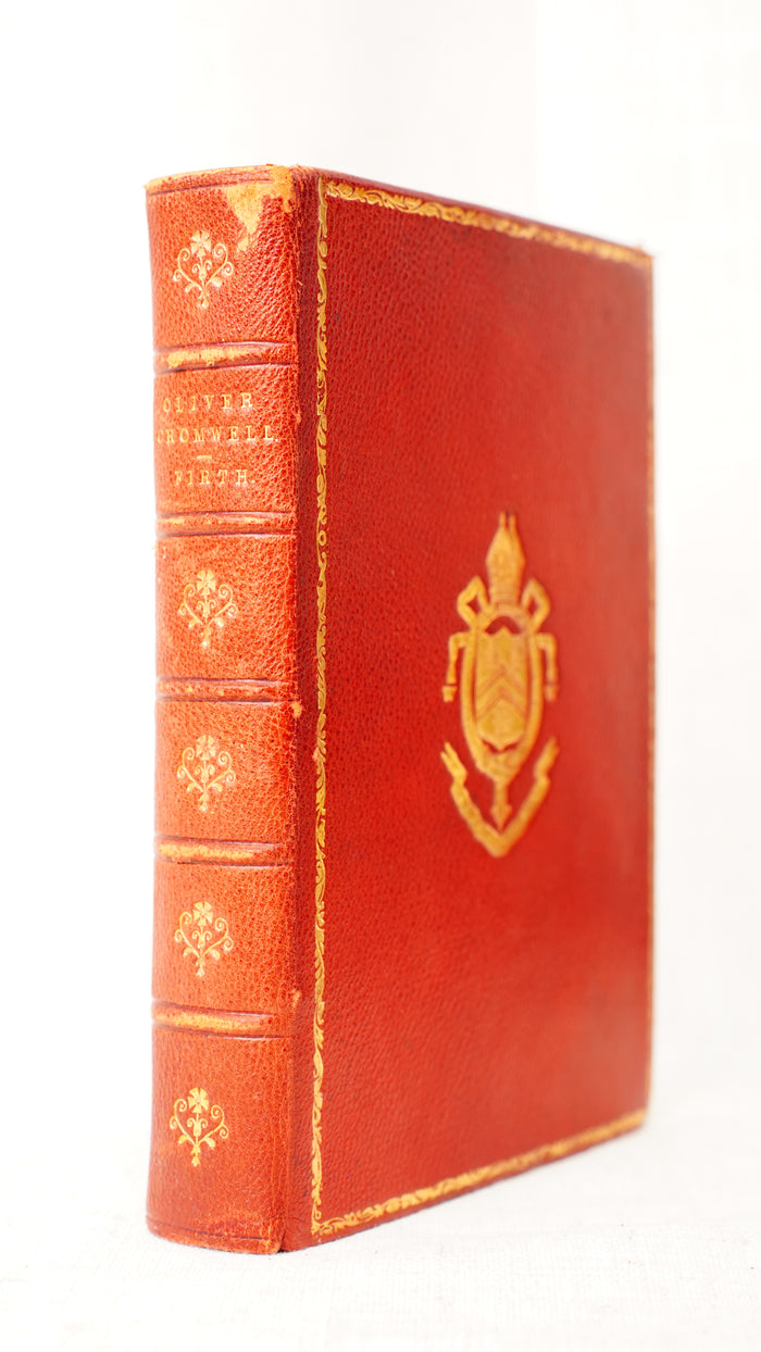 Oliver Cromwell by Charles Firth, Winchester College Prize Binding, 1905